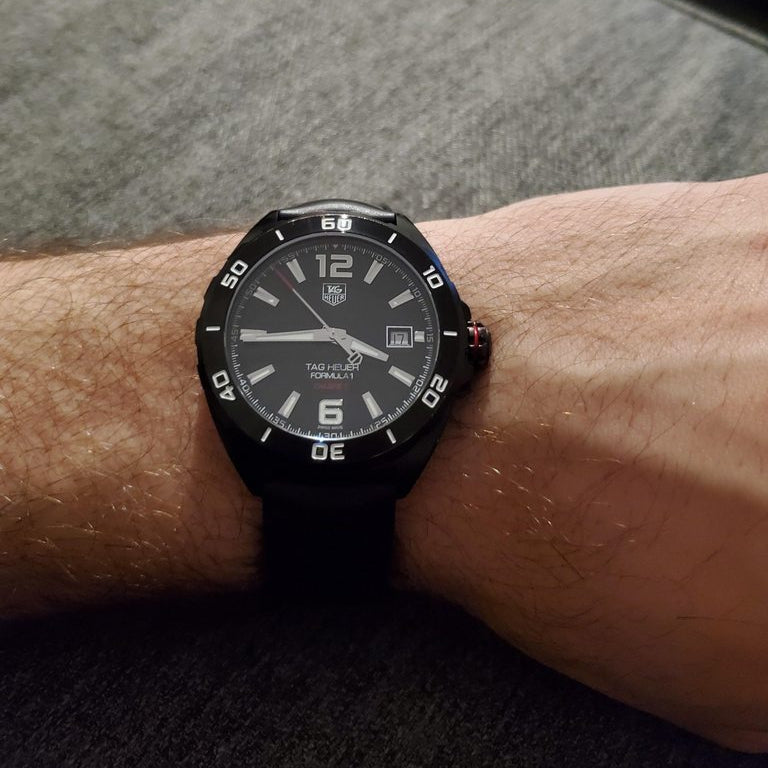 Shop Authentic Tag Heuer Formula 1 Black Dial Strap Watch for Men - WAZ2115.FT8023 - Luxxuri