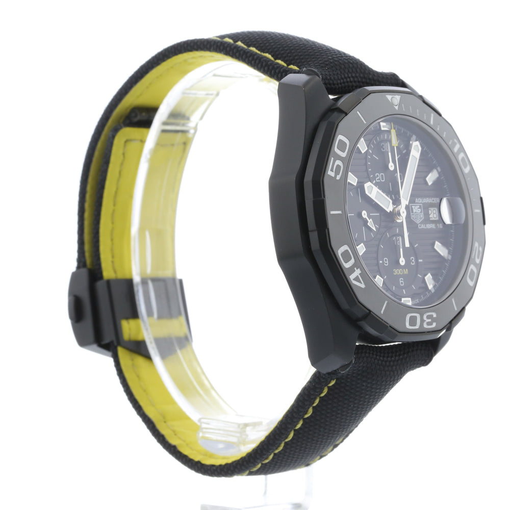 Shop Authentic Tag Heuer Aquaracer PVD Black Dial Watch for Men - CAY218A.FC6361 - Luxxuri