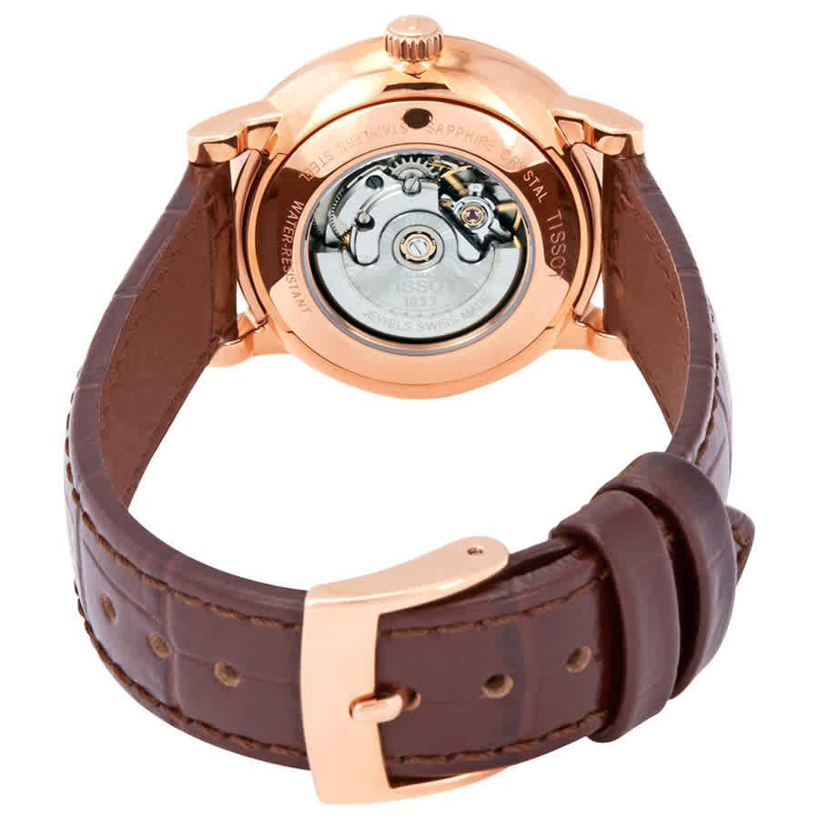 Shop Authentic Tissot T Classic Carson White Dial Brown Leather Strap Watch For Women - T085.207.36.013.00 - Luxxuri