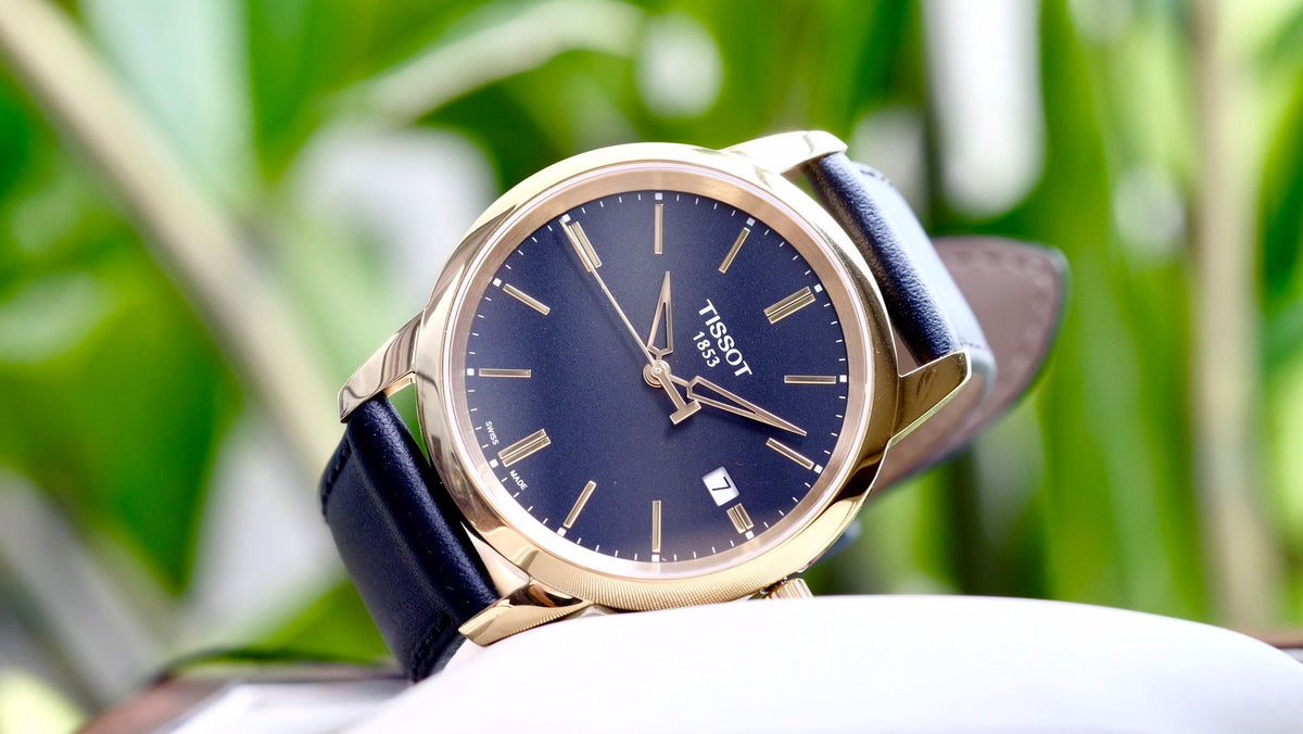 Shop Authentic Tissot T Classic Dream Black Dial Black Leather Strap Watch for Men - T033.410.36.051.01 - Luxxuri