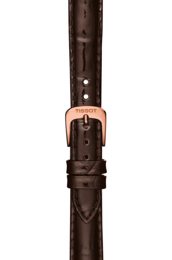 Shop Authentic Tissot T Classic Carson White Dial Brown Leather Strap Watch For Women - T085.207.36.013.00 - Luxxuri
