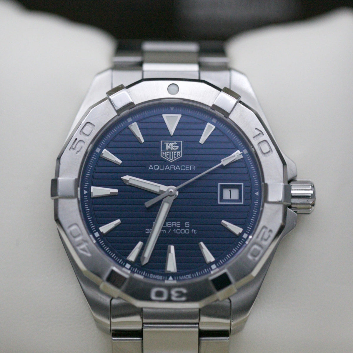 Shop Authentic Tag Heuer Aquaracer Blue Dial Watch for Men - WAY2112.BA0928 - Luxxuri