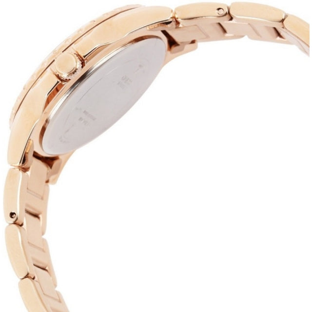 Shop Authentic Guess Sassy Quartz White Dial Rose Gold Steel Strap Watch For Women - W0705L3 - Luxxuri