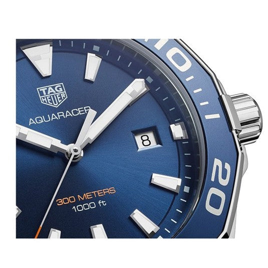 Shop Authentic Tag Heuer Aquaracer Blue Dial Watch for Men - WAY101C.BA0746 - Luxxuri