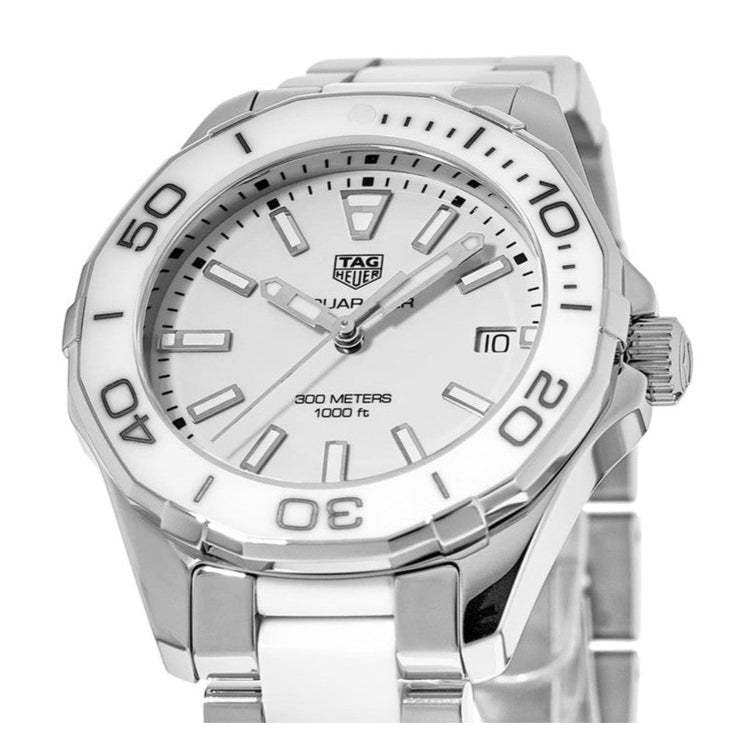 Shop Authentic Tag Heuer Aquaracer White Dial Watch for Women - WAY131B.BA0914 - Luxxuri