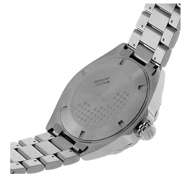 Shop Authentic Tag Heuer Formula 1 Calibre 5 Chronograph Anthracite Dial Silver Steel Strap Watch for Men - WAZ2011.BA0842 - Luxxuri