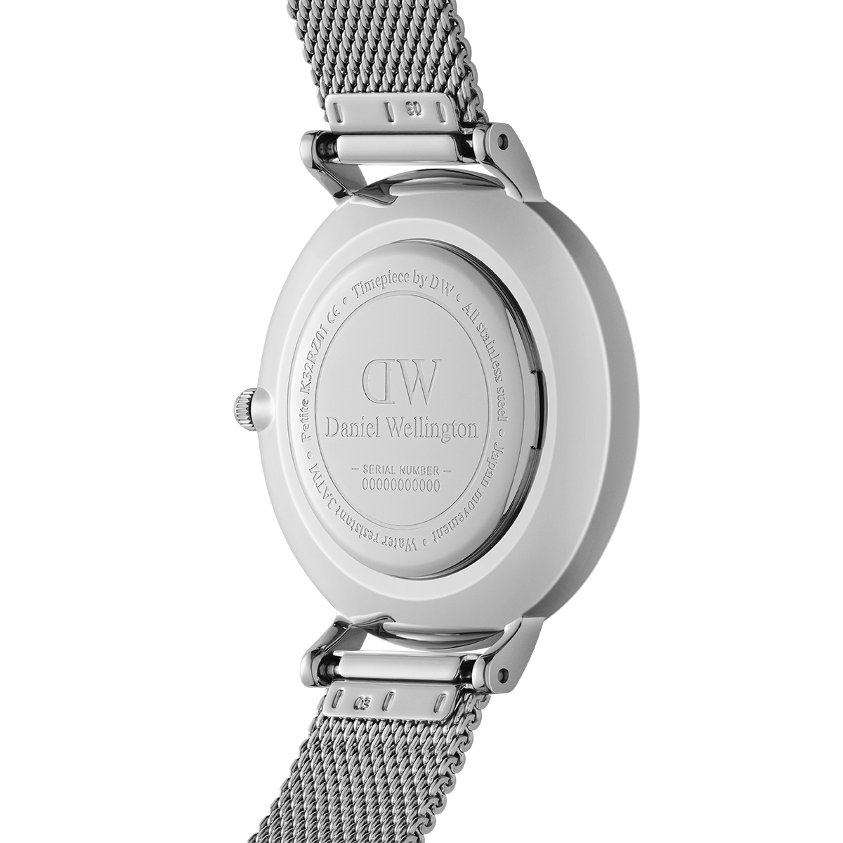  Shop Authentic Daniel Wellington Petite Sterling White Dial Silver Mesh Bracelet Watch For Women - DW00100220 - Luxxuri