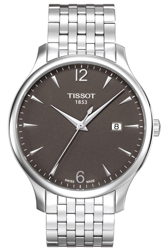  Shop Authentic Tissot T Classic Tradition Grey Dial Silver Steel Strap Watch For Men - T063.610.11.067.00 - Luxxuri