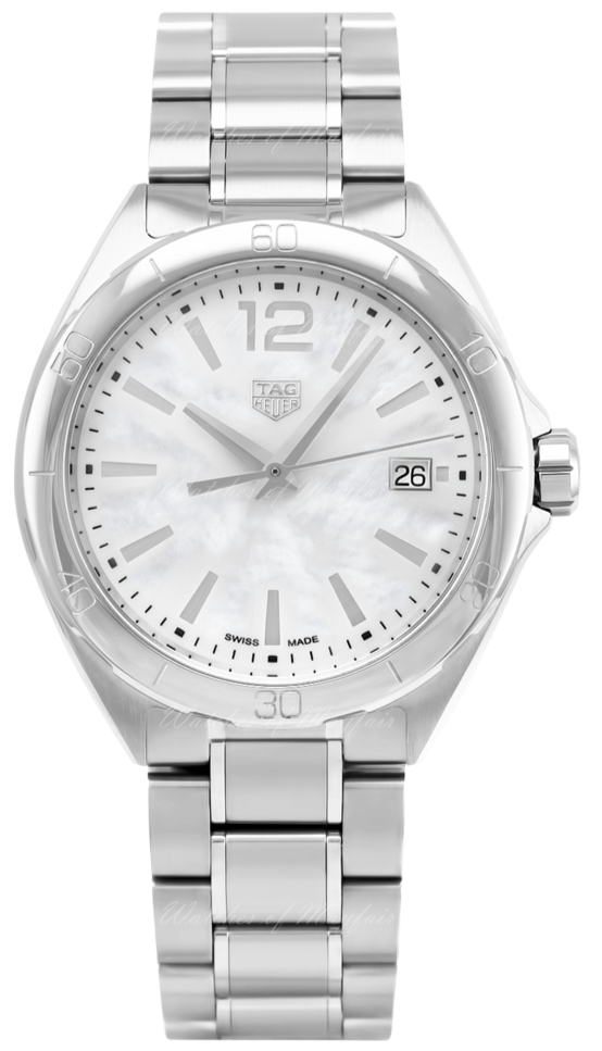  Shop Authentic Tag Heuer Formula 1 Mother of Pearl White Dial Silver Steel Strap Watch for Women - WBJ1318.BA0666 - Luxxuri