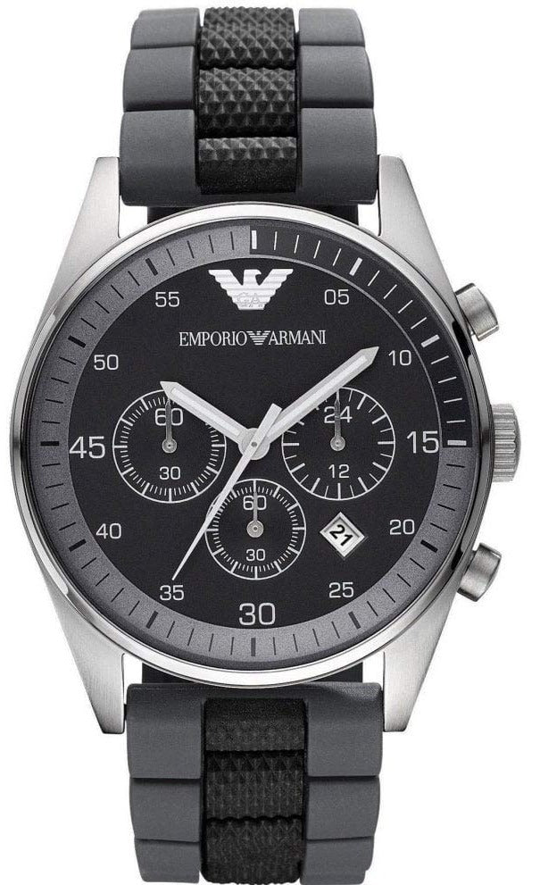  Shop Authentic Emporio Armani Sportivo Black Dial Two Tone Ceramic Bracelet Watch For Men - AR5866 - Luxxuri