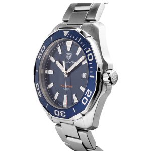  Shop Authentic Tag Heuer Aquaracer Blue Dial Watch for Men - WAY101C.BA0746 - Luxxuri