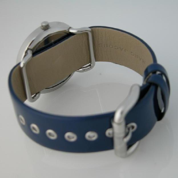  Shop Authentic Marc Jacobs Blue Dial Blue Leather Strap Watch for Women - MBM1137 - Luxxuri