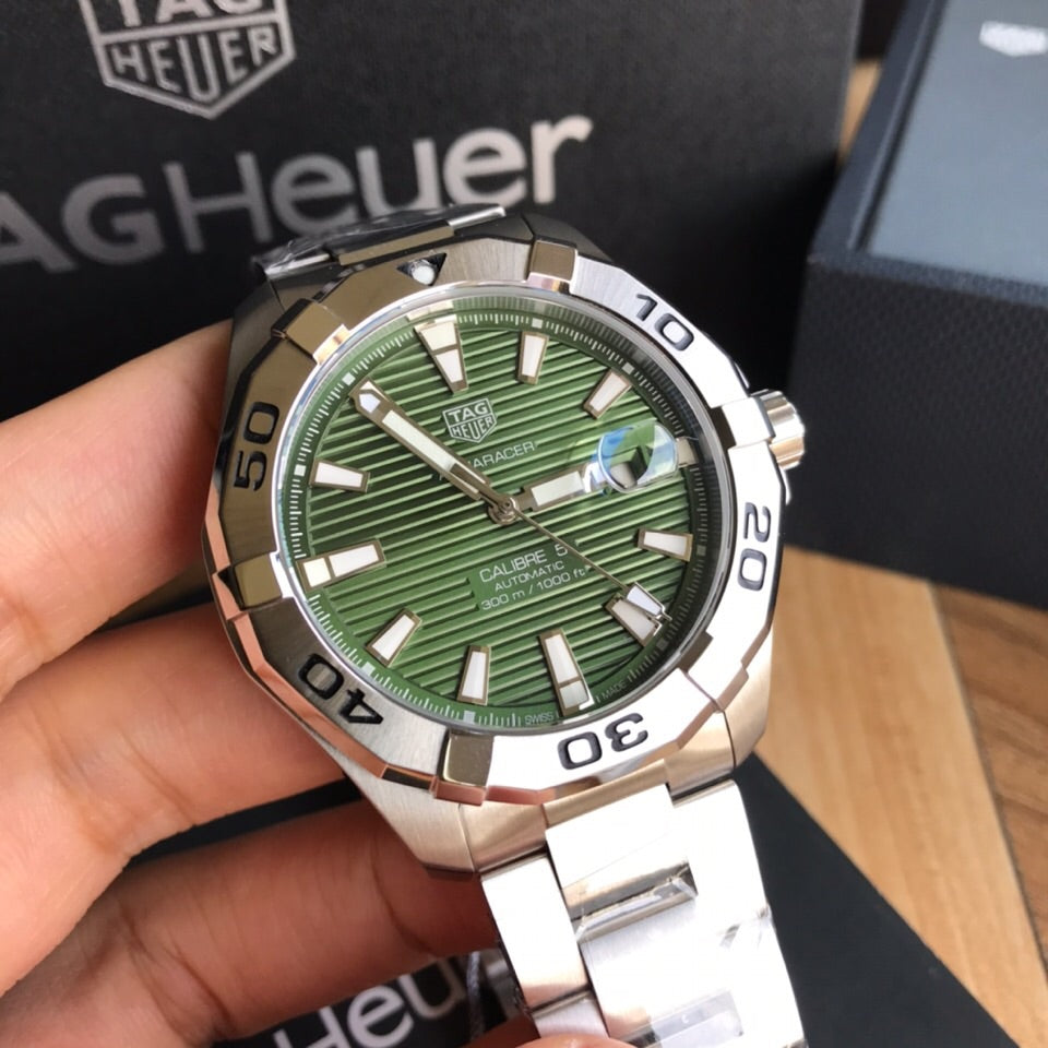  Shop Authentic Tag Heuer Aquaracer Green Dial Watch for Men - WAY2015.BA0927 - Luxxuri