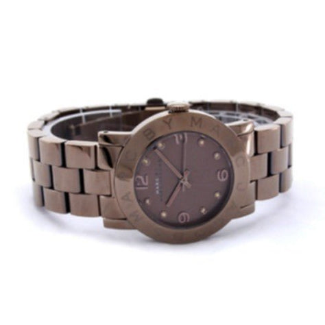  Shop Authentic Marc Jacobs Amy Brown Dial Brown Steel Strap Watch for Women - MBM3119 - Luxxuri