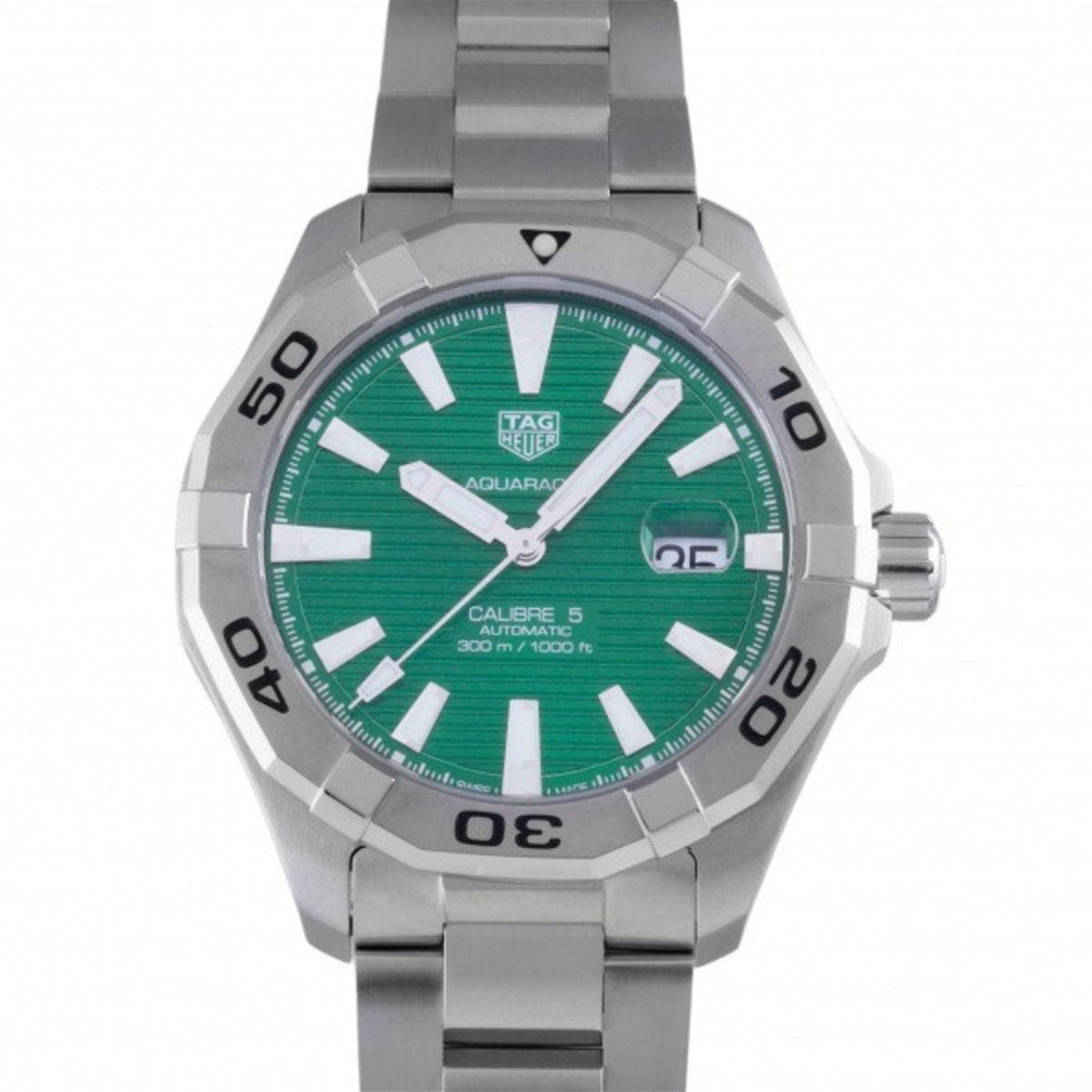  Shop Authentic Tag Heuer Aquaracer Green Dial Watch for Men - WAY2015.BA0927 - Luxxuri