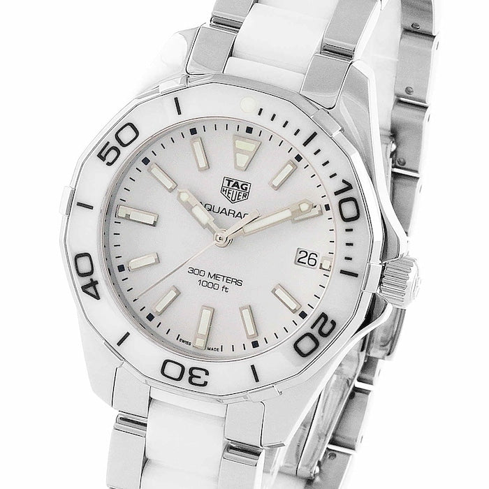  Shop Authentic Tag Heuer Aquaracer White Dial Watch for Women - WAY131B.BA0914 - Luxxuri