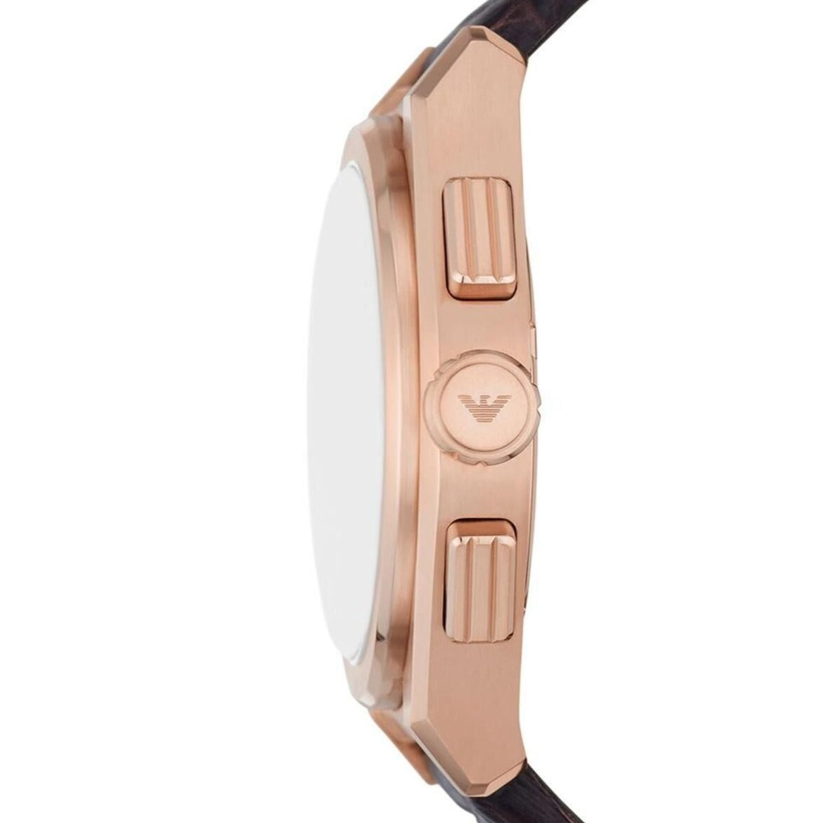  Shop Authentic Emporio Armani Federico Chronograph Blue Dial Brown Leather Strap Watch For Men - AR11563 - Luxxuri