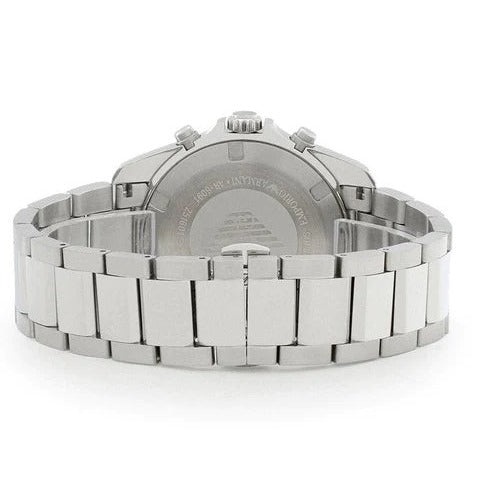  Shop Authentic Emporio Armani Sportivo Chronograph Blue Dial Silver Steel Strap Watch For Men - AR6091 - Luxxuri