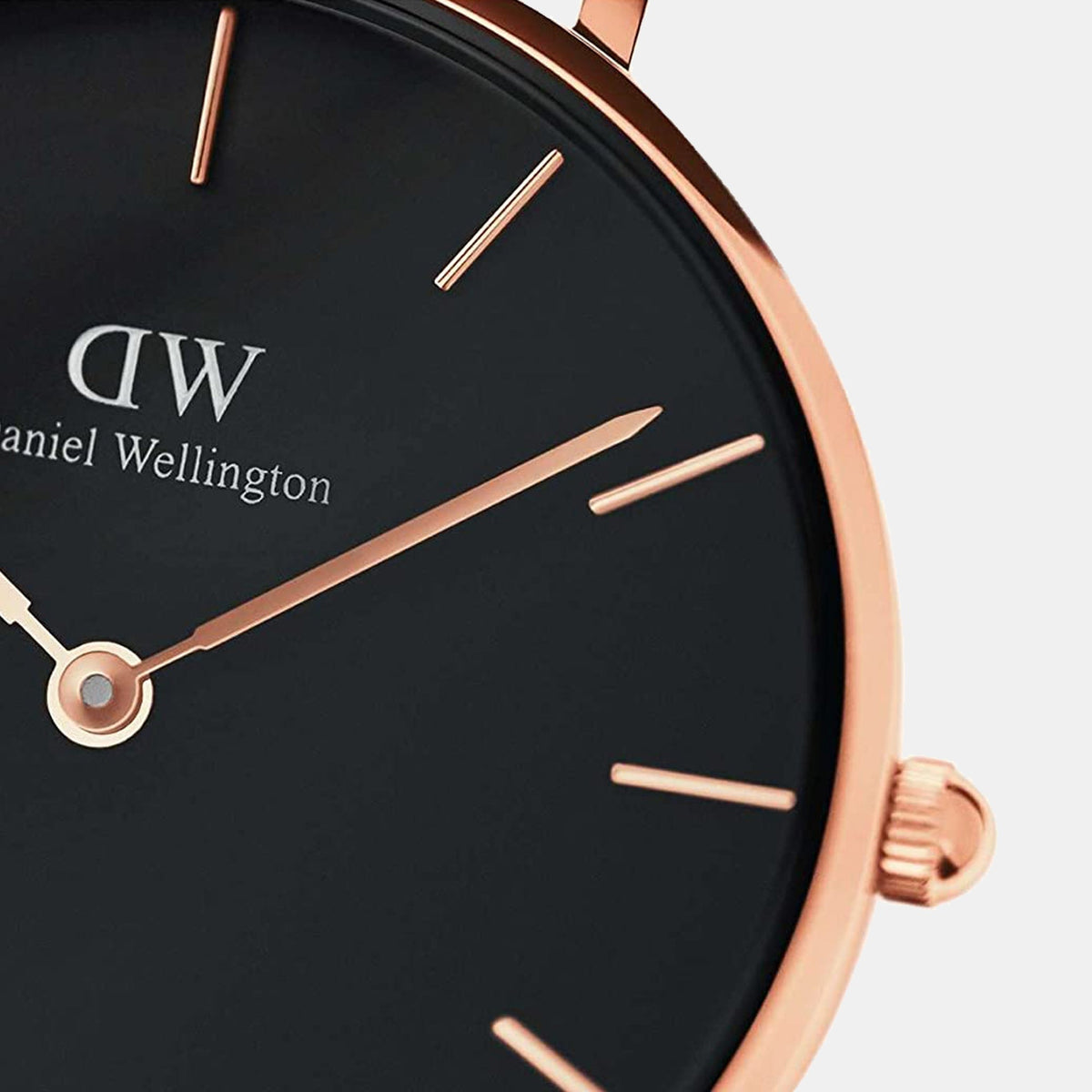  Shop Authentic Daniel Wellington Petite Melrose Black Dial Rose Gold Mesh Strap Watch For Women - DW00100303 - Luxxuri