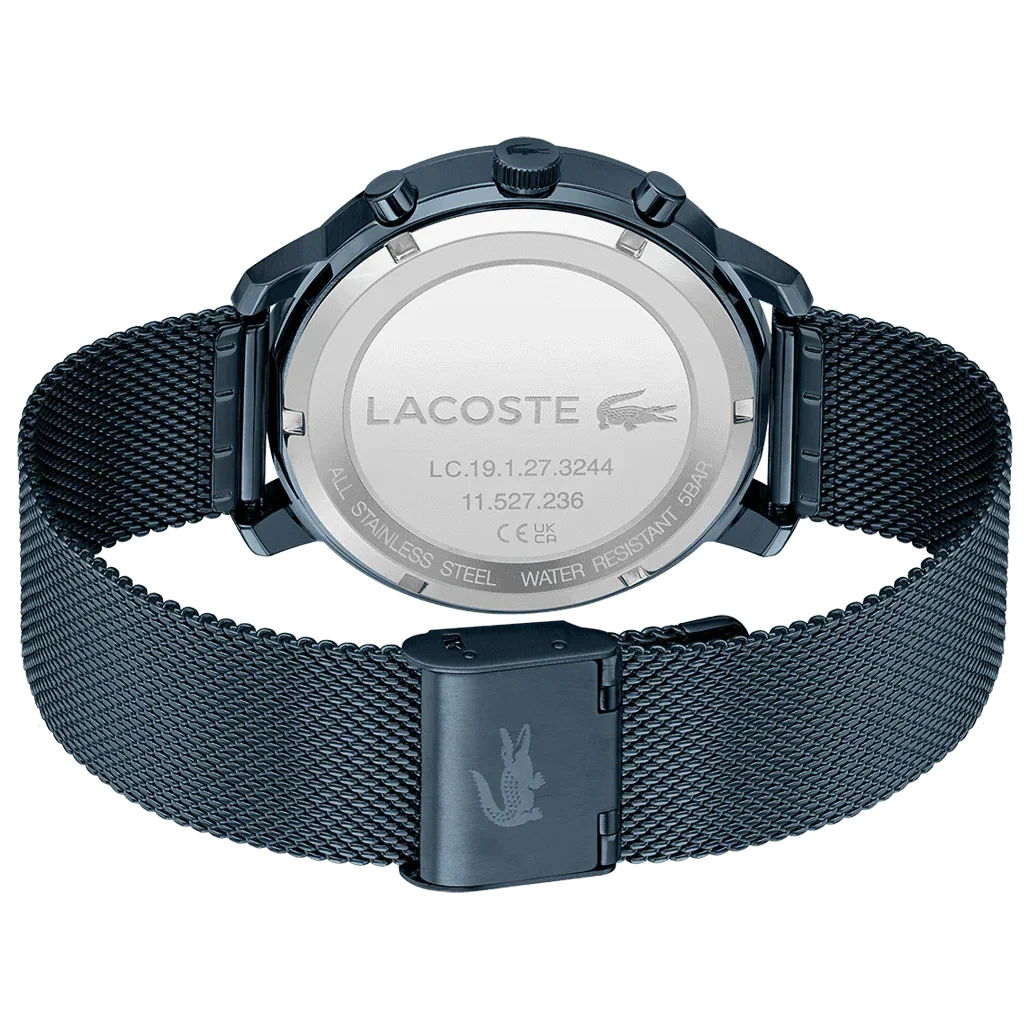 Lacoste Replay Blue Dial Blue Steel Strap Watch for Men - 2011196