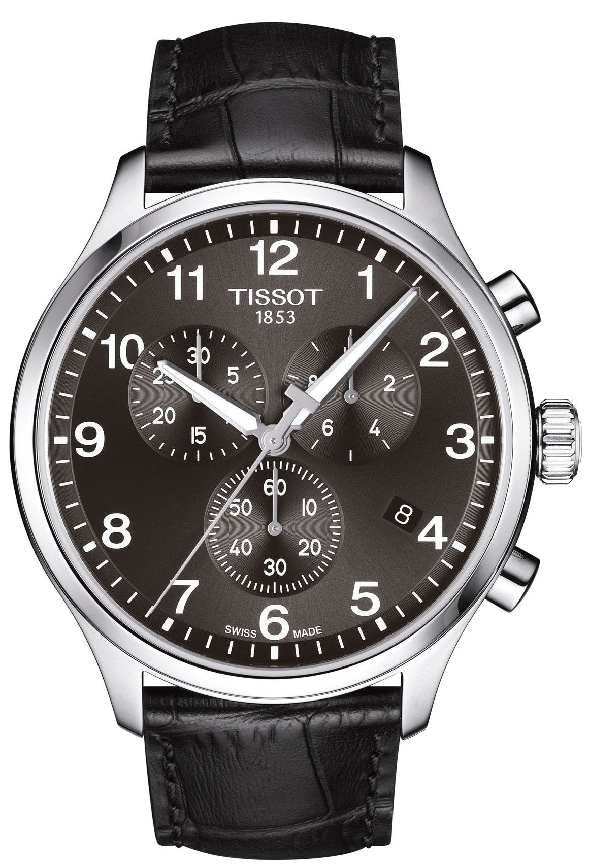  Shop Authentic Tissot Chrono XL Vintage Quartz Black Dial Black Leather Strap Watch For Men - T116.617.16.062.00 - Luxxuri