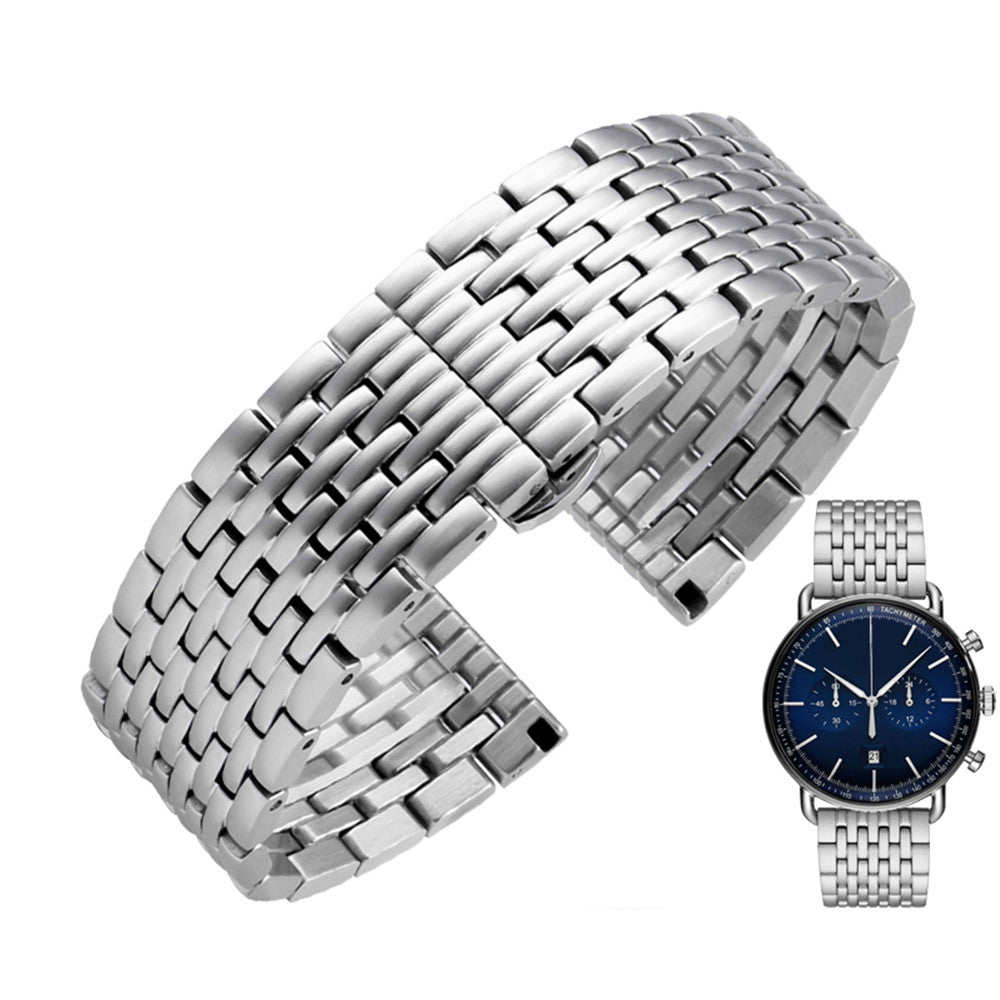  Shop Authentic Emporio Armani Aviator Chronograph Blue Dial Silver Steel Strap Watch For Men - AR11238 - Luxxuri