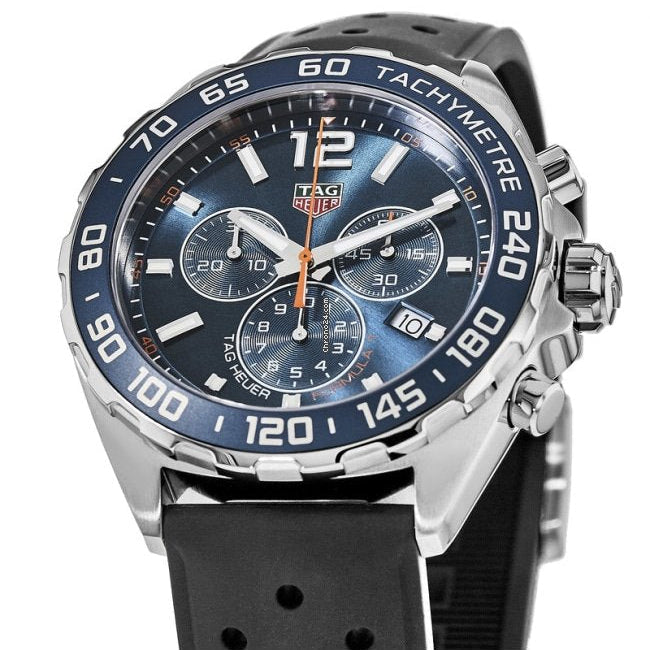 Shop Authentic Tag Heuer Formula 1 Blue Dial Black Rubber Strap Watch for Men - CAZ1014.FT8024 - Luxxuri