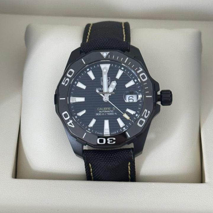  Shop Authentic Tag Heuer Aquaracer Black Dial Watch for Men - WAY218A.FC6362 - Luxxuri