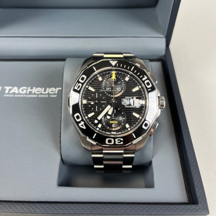  Shop Authentic Tag Heuer Aquaracer Black Dial Watch for Men - CAY211A.BA0927 - Luxxuri