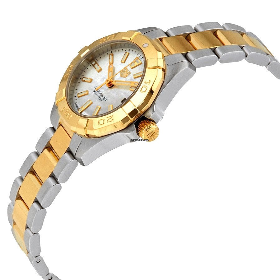  Shop Authentic Tag Heuer Aquaracer Mother of Pearl Dial Watch for Women - WBD1320.BB0320 - Luxxuri