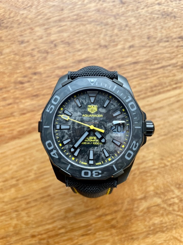  Shop Authentic Tag Heuer Aquaracer Carbon Dial Watch for Men - WBD218B.FC6446 - Luxxuri