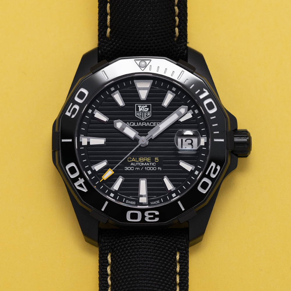  Shop Authentic Tag Heuer Aquaracer Black Dial Watch for Men - WAY218A.FC6362 - Luxxuri