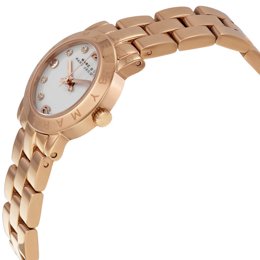  Shop Authentic Marc Jacobs Mini Amy White Dial Rose Gold Steel Strap Watch for Women - MBM3078 - Luxxuri