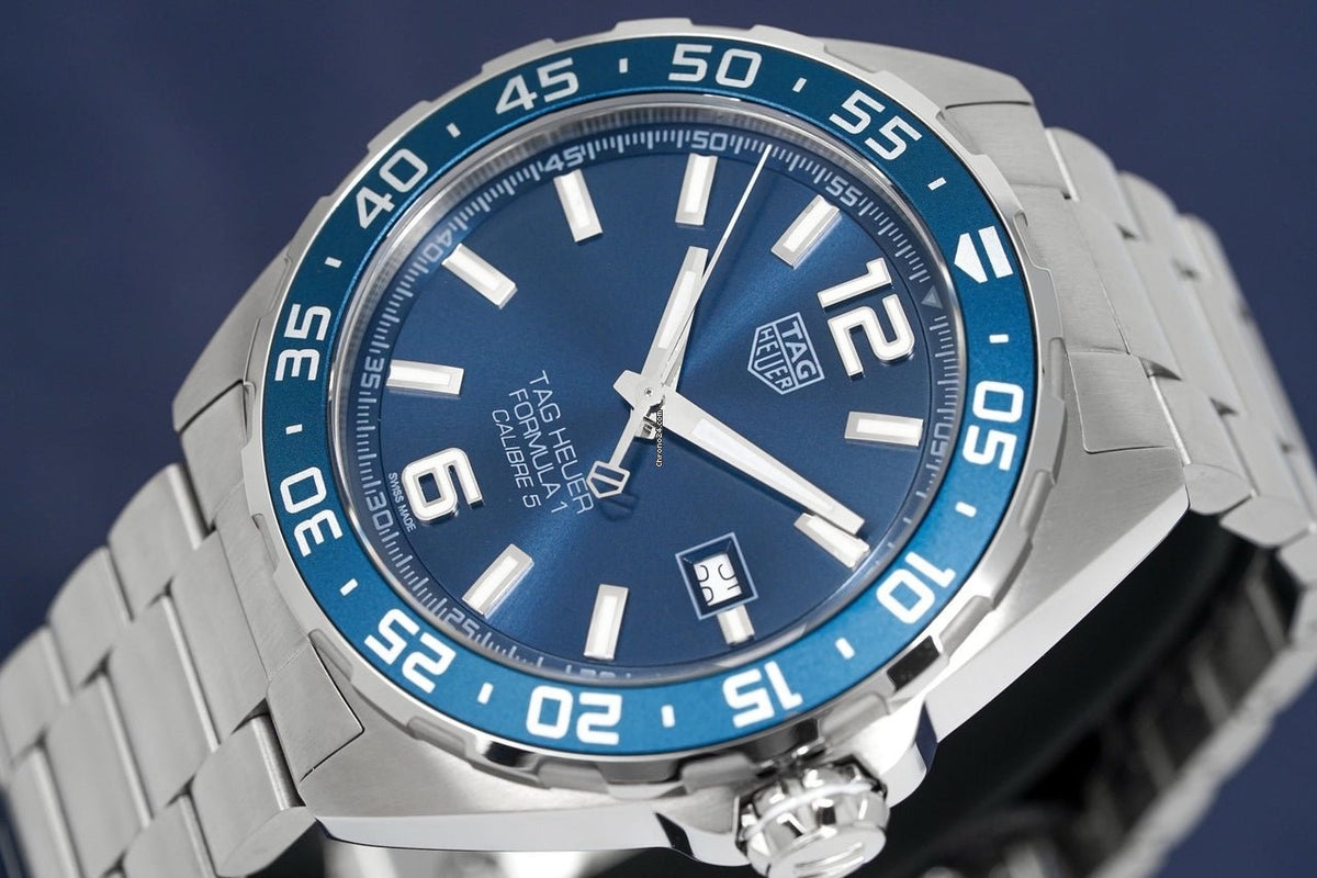  Shop Authentic Tag Heuer Formula 1 Blue Dial Watch for Men - WAZ2015.BA0842 - Luxxuri