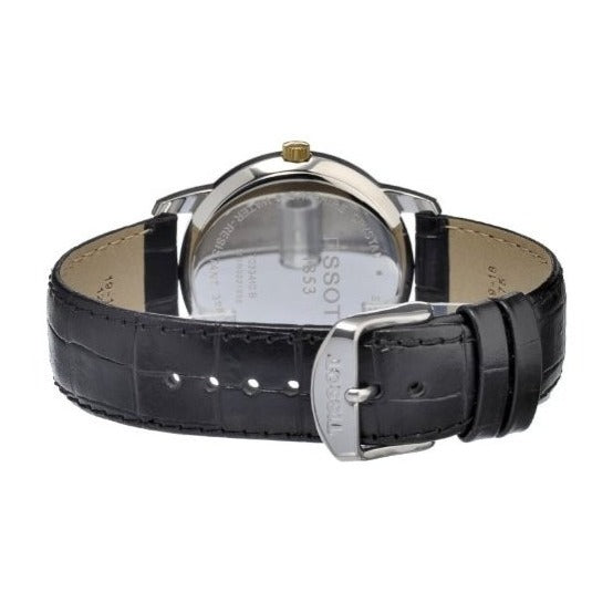  Shop Authentic Tissot T Classic Dream Black Dial Black Leather Strap Watch for Men - T033.410.26.053.01 - Luxxuri