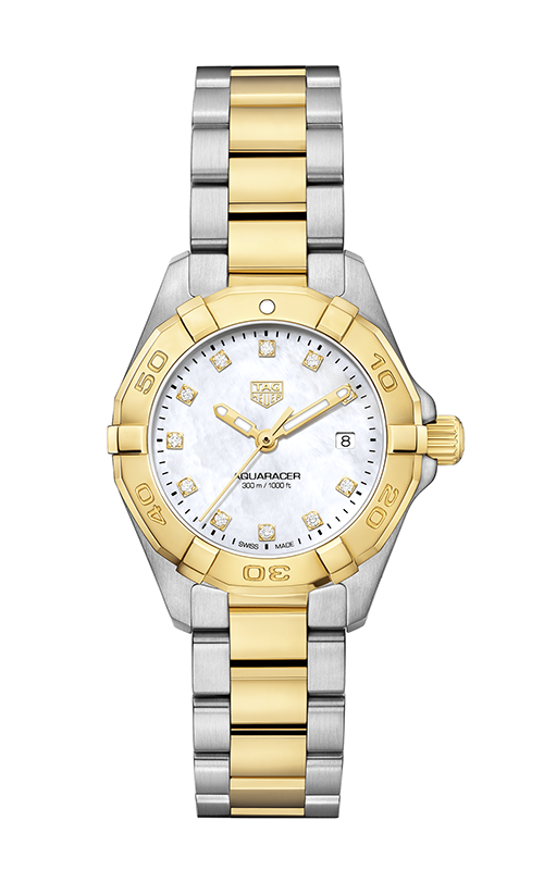  Shop Authentic Tag Heuer Aquaracer White Mother of Pearl Dial Watch for Women - WBD1322.BB0320 - Luxxuri