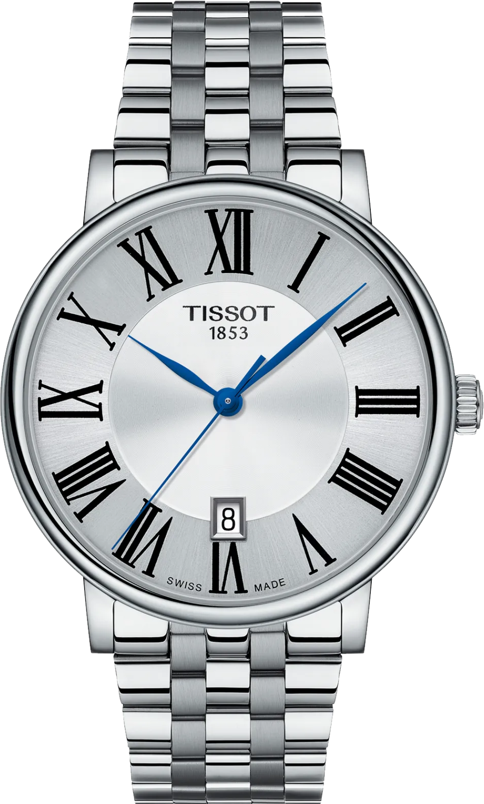  Shop Authentic Tissot Carson Premium Silver Dial Silver Steel Strap Watch for Men - T122.417.11.033.00 - Luxxuri