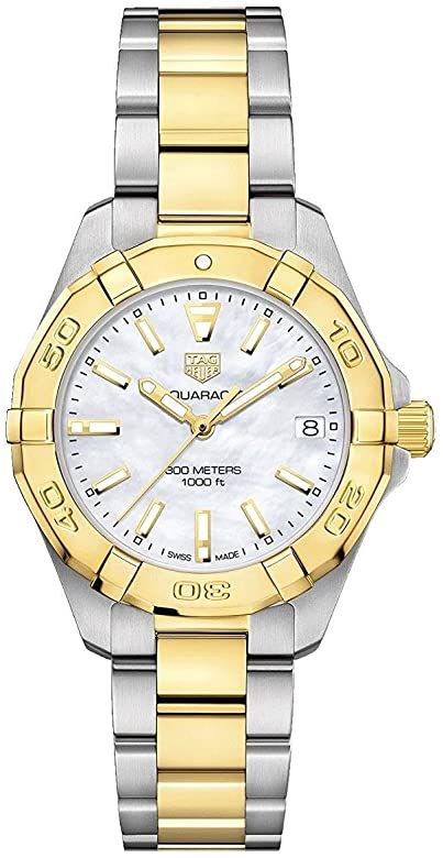  Shop Authentic Tag Heuer Aquaracer Mother of Pearl Dial Watch for Women - WBD1320.BB0320 - Luxxuri