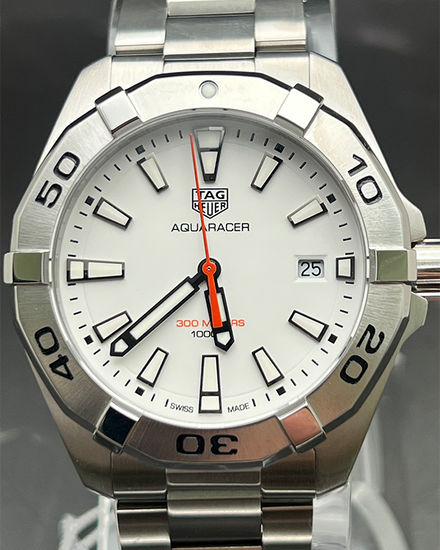  Shop Authentic Tag Heuer Aquaracer White Dial Watch for Men - WBD1111.BA0928 - Luxxuri