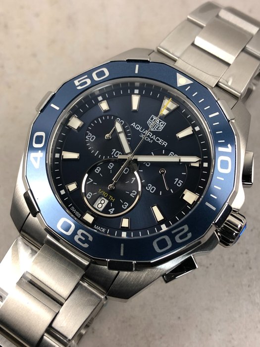  Shop Authentic Tag Heuer Aquaracer Blue Dial Watch for Men - CAY111B.BA0927 - Luxxuri