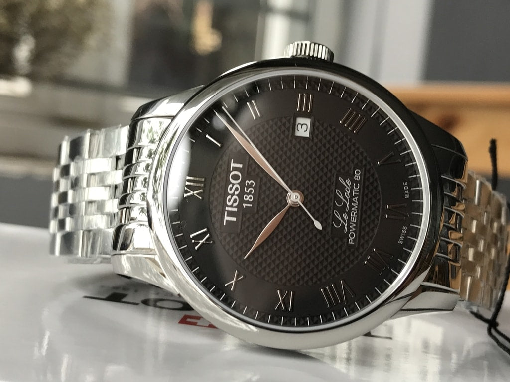  Shop Authentic Tissot T Classic Le Locle Powermatic 80 Black Dial Silver Steel Strap Watch For Women - T41.1.483.53 - Luxxuri