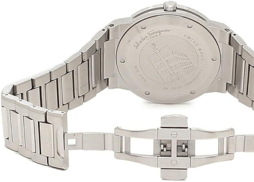  Shop Authentic Salvatore Ferragamo F-80 Classic Tiffany Blue Dial Silver Steel Strap Watch for Men - SFDT02323 - Luxxuri