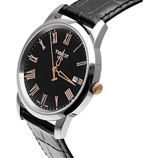  Shop Authentic Tissot T Classic Dream Black Dial Black Leather Strap Watch for Men - T033.410.26.053.01 - Luxxuri