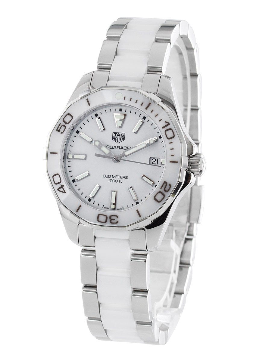  Shop Authentic Tag Heuer Aquaracer White Dial Watch for Women - WAY131B.BA0914 - Luxxuri