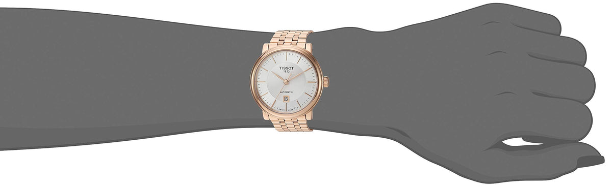  Shop Authentic Tissot T Classic Carson Premium White Dial Rose Gold Steel Strap Watch for Women - T122.207.33.031.00 - Luxxuri