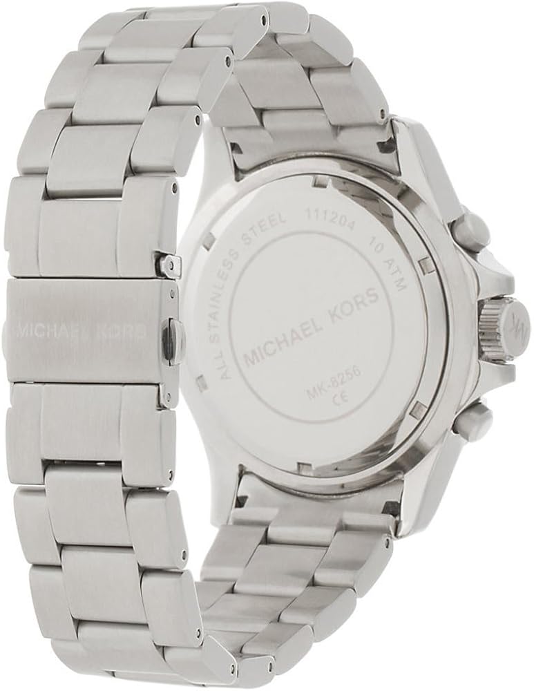  Shop Authentic Michael Kors Everest Chronograph Black Dial Silver Steel Strap Watch For Men - MK8256 - Luxxuri