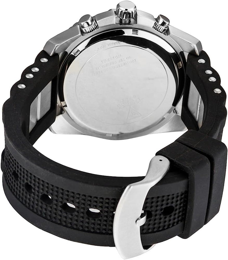  Shop Authentic Guess Tread Black Dial Black Rubber Strap Watch for Men - W0967G1 - Luxxuri