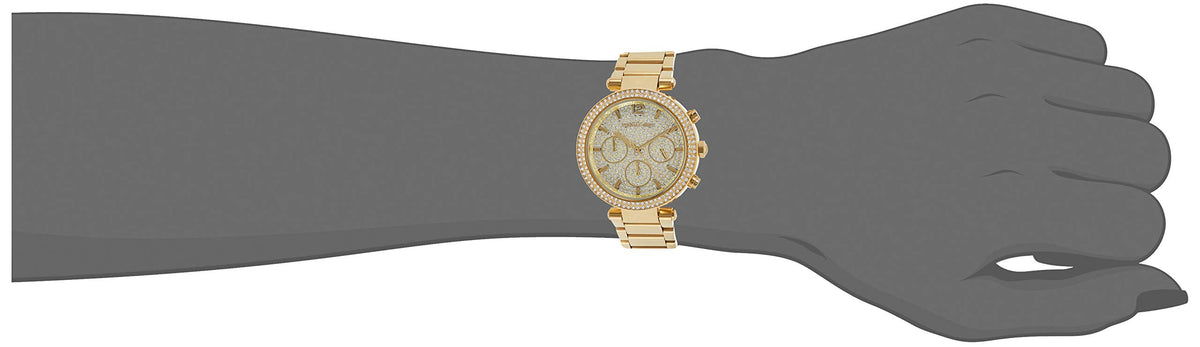  Shop Authentic Michael Kors Parker Gold Dial Gold Steel Strap Watch for Women - MK5856 - Luxxuri