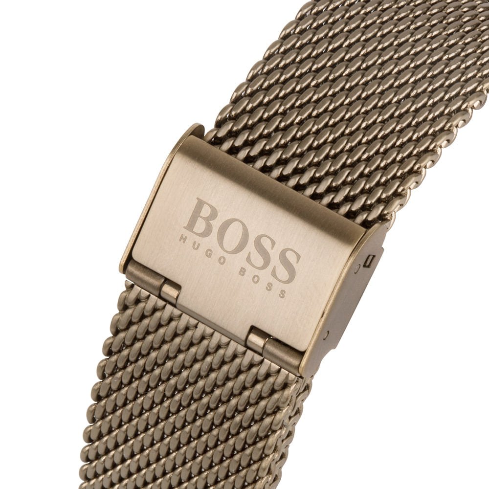  Shop Authentic Hugo Boss Spirit Blue Dial Grey Mesh Bracelet Watch for Men - 1513693 - Luxxuri