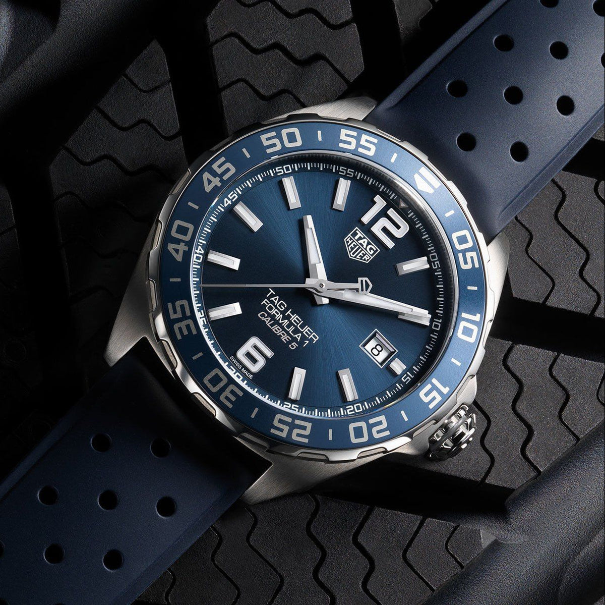  Shop Authentic Tag Heuer Formula 1 Bucherer Blue Edition Blue Dial Blue Calfskin Strap Watch for Men - WAZ2015.FT8023 - Luxxuri